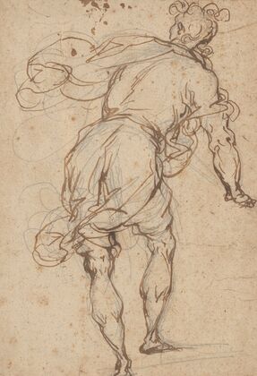 Male Figure Seen from Behind