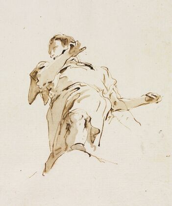 Male(?) Figure Seen from Below