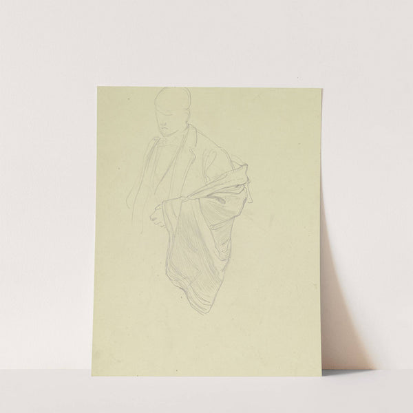 Male garbed figure by Julius Hamel