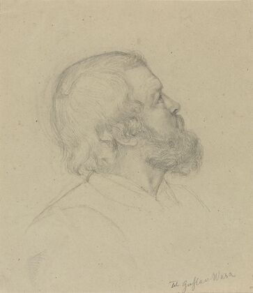 Male head (Between 1839 and 1841)
