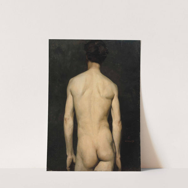 Male Model, Academy Study (1874) by Albert Edelfelt