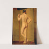 Male nude by Giuseppe Agujari
