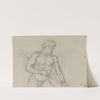 Male nude by Jakob Becker