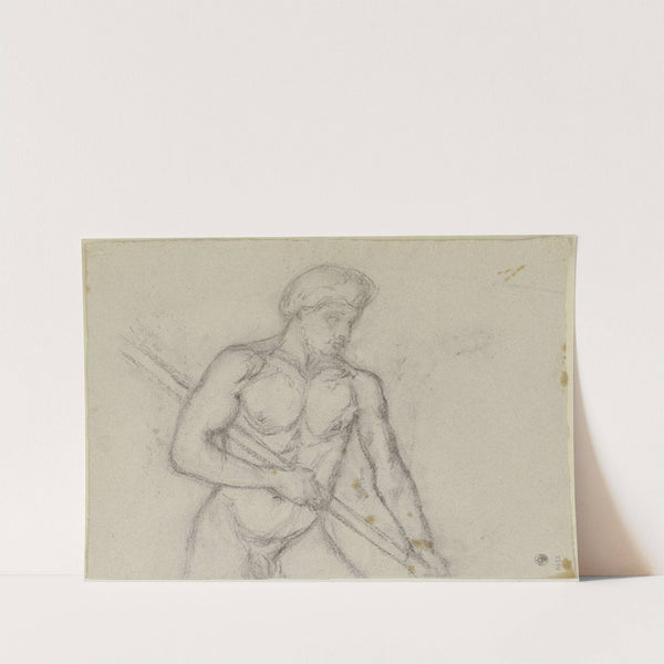 Male nude by Jakob Becker