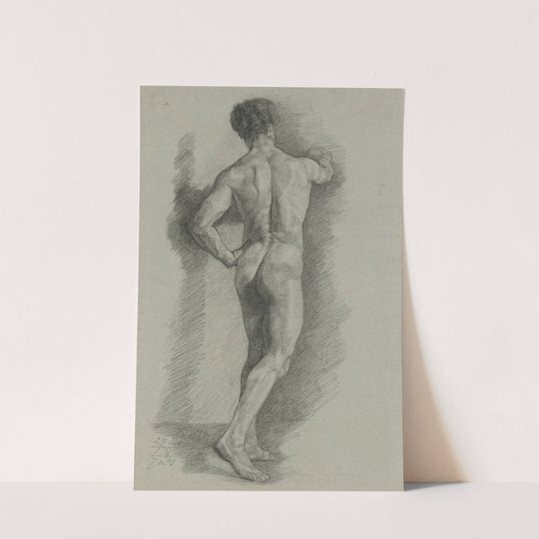 Male nude from behind by Louis Eysen