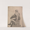 Male Nude from Panel of &#039;The Drunkeness of Noah&#039; by Adamo Scultori