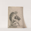 Male Nude from Panel of &#039;The Drunkeness of Noah&#039; by Adamo Scultori
