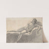 Male Nude Reclining on a Divan (ca. 1793) by Anne Louis Girodet-Trioson