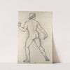 Male Nude, Study for &#039;Castor and Pollux Freeing Helen&#039; by Joseph-Ferdinand Lancrenon