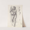 Male Nude - Study for St Christopher by Sir Edward Coley Burne-Jones