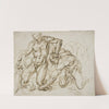 Male Nudes Fighting (1563-1572) by Bartolomeo Passarotti
