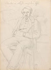 Male portrait with long pipe (Probably 1838 or 1839)