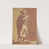 Male Saint Standing, with Folded Arms, Facing to the Left by John Skippe