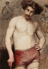 Male Semi-Nude (1885)