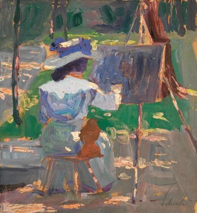 Malende Frau (1907)
