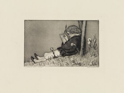 Malerische Zueignung (Radierte Skizzen, Opus I, Blatt 2)