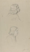 Man and boy head (Between 1839 and 1841)