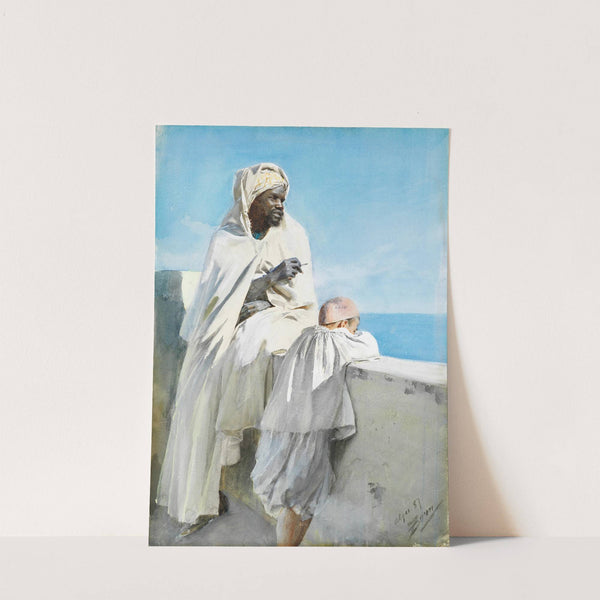 Man and boy in Algiers by Anders Zorn