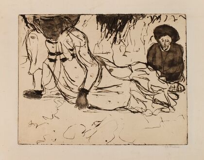 Man and Woman by the Sea (1908)