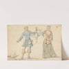 Man and Woman with a Bag of Game by Marcellus Laroon the Younger