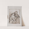 Man and Woman with Book by Nicaise De Keyser