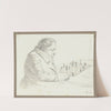 Man at the chess board by Friedrich Mosbrugger