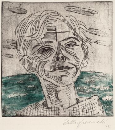 Man at the Sea, Self-portrait (Mann am Meer, Selbstporträt)