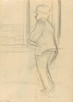 Man by Window