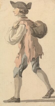 Man Carrying Bundle on his Back
