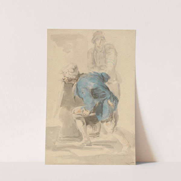 Man Drinking from a Spout by Nicholas Pocock