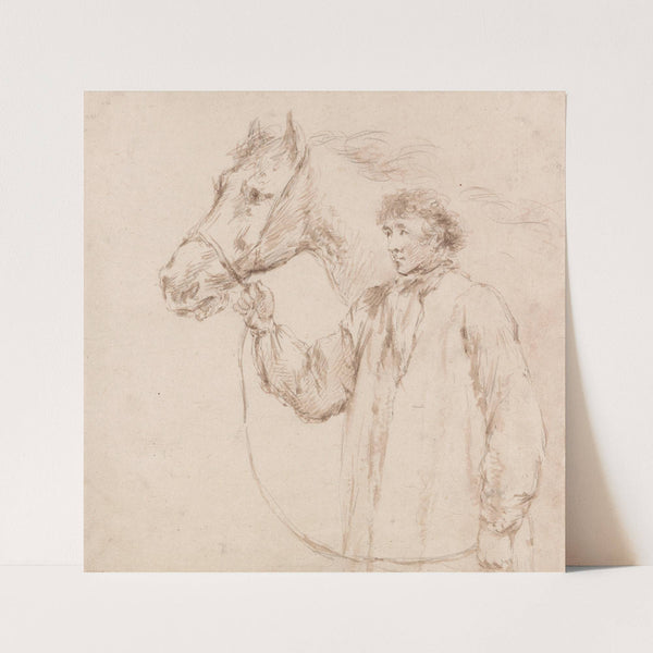 Man Holding Horse by the Bridle by George Morland