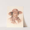 Man in a Brimmed Hat by Luke Clennell
