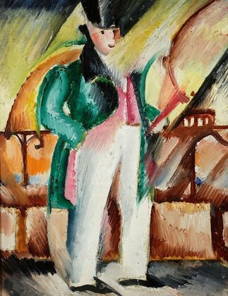 Man in a green tailcoat (1922)