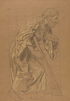 Man in a Long Robe, Leaning on a Stick (1906)