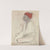 Man in a Red Turban Sitting Crosslegged by Gangaram Chintaman Tambat