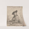 Man in an Arbour by Rembrandt van Rijn