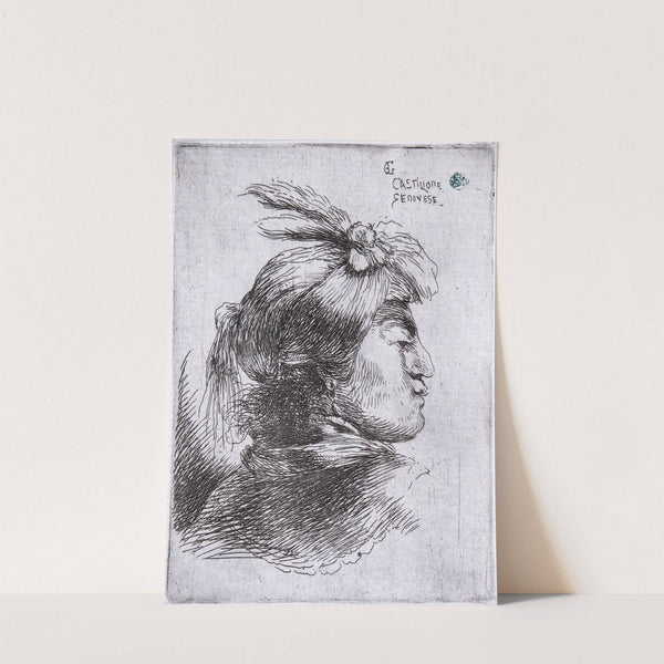 Man in Profile by Giovanni Benedetto Castiglione