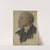 Man in profile to the left by Jakob Becker