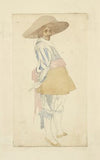 Man in wide brimmed hat, doublet and breeches