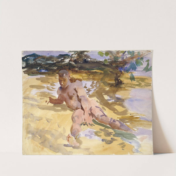 Man on Beach, Florida by John Singer Sargent