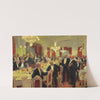 Man rejser sig fra bordet (1906) by Laurits Tuxen