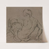 Man Seated on the Ground, Seen from Behind (1500s)
