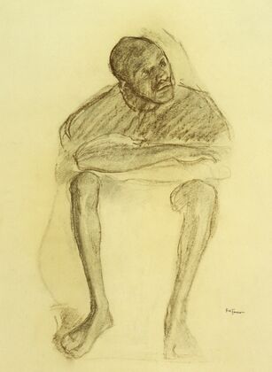 Man Sitting in a Chair