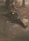 Man sitting on ground under tree (1889)
