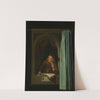 Man Smoking a Pipe by Gerrit Dou