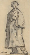 Man Wearing a Cloak (recto)