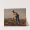 Man with a Hoe by Jean-François Millet