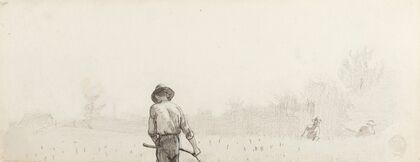 Man with a Scythe (ca 1879)