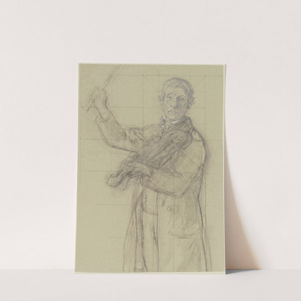 Man with a violin by Jakob Becker