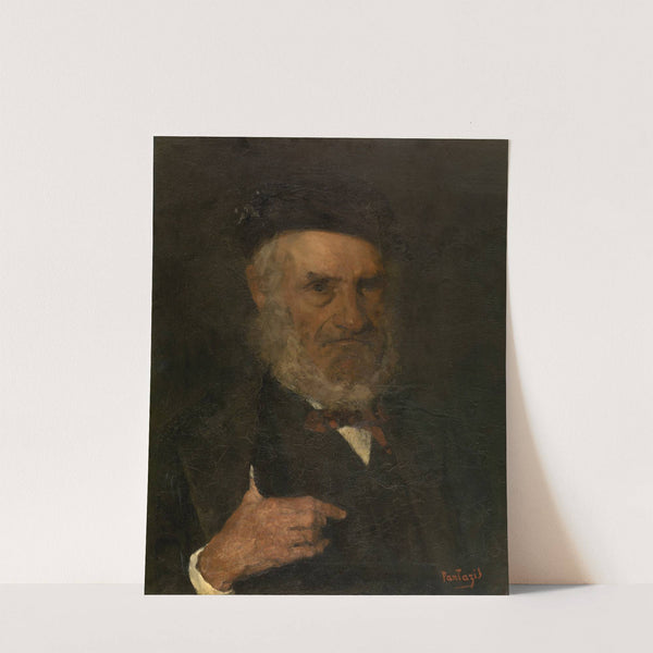 Man with Beret by Pericles Pantazis